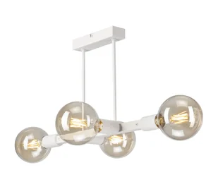 Żyrandol ASTRID 4xE27/60W/230V biały - Lampy sufitowe - miniaturka - grafika 1