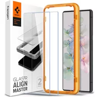 Szkła hartowane na telefon - Spigen Glas.TR AlignMaster do Google Pixel 7 Pro 2-pack - miniaturka - grafika 1