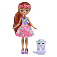 Lalki dla dziewczynek - Enchantimals Oneda Otter Lalka Wydra + figurka Kelpie HXB98 - miniaturka - grafika 1