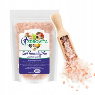 Sól Himalajska gruboziarnista naturalna spożywcza Zdrovita 500g - Sól - miniaturka - grafika 1