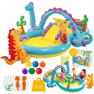 Baseny ogrodowe - Wodny Plac zabaw dla dzieci basen ogrodowy zjeżdżalnia ze zraszaczem Intex - miniaturka - grafika 1