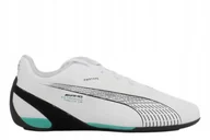 Buty sportowe męskie - Buty męskie sportowe Puma MAPF1 Carbon Cat 30754201 białe 43 - miniaturka - grafika 1