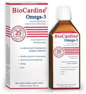 Marinex International BioCardine Omega-3, płyn 200 ml 3724171 - Serce i układ krążenia - miniaturka - grafika 1