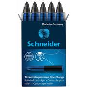 Wkłady do długopisów - Kartridże SCHNEIDER One Change do pióra kulkowego 0,6mm czarne 5szt. - miniaturka - grafika 1