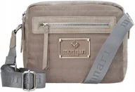 Torebki damskie - Pikowana Torebka Listonoszka Monnari Torba Damska Miękka Taupe Sportowa - miniaturka - grafika 1