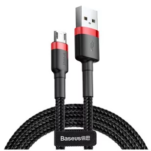 Baseus Kabel cafule CAMKLF-A91 Red (USB M - Micro USB M; 0,50m; kolor czarno-czerwony) 2_207196 - Kable USB - miniaturka - grafika 2