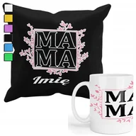Gadżety dla niej i dla niego - Zestaw Kubek + Poszewka Z Nadrukiem-Dla Fana Prezent Dzień Mamy Matki +Imię - miniaturka - grafika 1