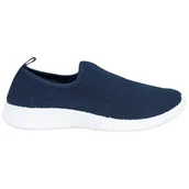 Slip on damskie - SHELOVET Sportowe Buty Slip On niebieskie - ButyModne - miniaturka - grafika 1