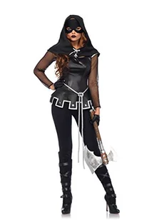 Leg Avenue 85570 - Grim Executioner Kostüm-Set, Damen Fasching, S, schwarz/Silber - Stroje karnawałowe - miniaturka - grafika 1