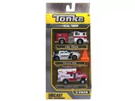 Samochody i pojazdy dla dzieci - Hasbro autka Tonka Straż Pożarna zestaw ZA3634 - miniaturka - grafika 1