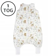 Śpiworki dla dzieci - OCIEPLANY ŚPIWOREK Z NOGAWKAMI 56-68 XS 1 TOG BAWEŁNA 100% PRODUKT POLSKI - miniaturka - grafika 1