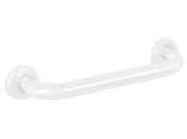 Akcesoria łazienkowe - Biały prosty uchwyt nad wannę Bisk 04811 - poręcz łazienkowa 335 mm - miniaturka - grafika 1
