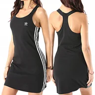 Sukienki - Sukienka Adidas Originals Czarna Bawełniana Roz.xs - miniaturka - grafika 1