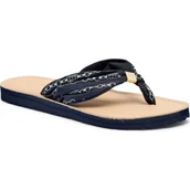 Klapki i japonki damskie - Tommy Hilfiger Japonki | z dodatkiem skóry - miniaturka - grafika 1