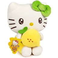 Maskotki i pluszaki - Hello Kitty Oryginalna Maskotka 24 cm Żółta z Cytryną Miękki Pluszowy Kotek na Licencji - miniaturka - grafika 1