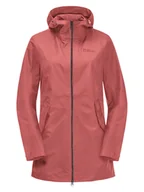 Kurtki i kamizelki sportowe damskie - Jack Wolfskin Kurtka przeciwdeszczowa "Dakar" w kolorze koralowym - miniaturka - grafika 1