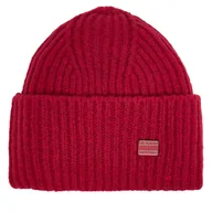 Czapki damskie - Czapka Tommy Hilfiger Elevated Heritage AW0AW17905 Czerwony - miniaturka - grafika 1