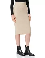 Spódnice - Vila Viril Pencil HW Knit Skirt-Noos Spódnica damska, Naturalna melanga, M - miniaturka - grafika 1