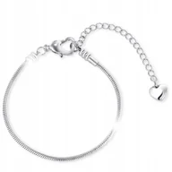 Bransoletki - Bransoletka Modułowa Charms Baza z Serduszkiem Bransoletka Trusky - miniaturka - grafika 1