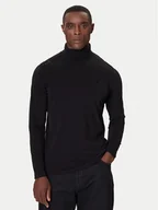 Swetry męskie - KARL LAGERFELD Golf 755023 554226 Czarny Regular Fit - miniaturka - grafika 1