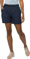 Spodenki damskie - Jack Wolfskin Damskie szorty Summer Walk W Shorts, Night Blue, 38, niebieski (Night Blue), 38 - miniaturka - grafika 1