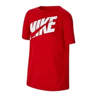 Koszulki i topy damskie - Nike chłopięcy B Nk Hbr+ Perf Top Ss T-shirt University Red/(White) S - miniaturka - grafika 1
