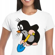 Koszulki i topy damskie - Krecik Damska Koszulka Sąsiedzi Rumcajs M 0449 - miniaturka - grafika 1