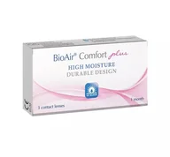 Soczewki kontaktowe - BioAir, Comfort Plus, Soczewki miesięczne -2.50 krzywizna 8,7, 3 szt. - miniaturka - grafika 1