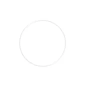 Zabawki kreatywne - Obręcz metalowa biała 20cm - Dalprint - miniaturka - grafika 1