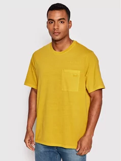 Koszulki męskie - Levi's® T-Shirt Easy Pocket A3697-0001 Żółty Relaxed Fit - grafika 1