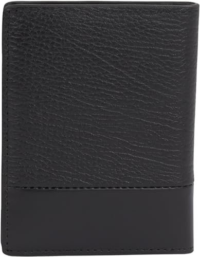 Calvin Klein Męski portfel SUBTLE MIX BIFOLD 10CC Bi-Fold Wallet, czarny ziarnisty/gładki, rozmiar 0ne, Czarne ziarno/gładkie, 0ne Size