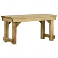 Ławki ogrodowe - vidaXL Ławka ogrodowa, 90 cm, impregnowane drewno sosnowe - miniaturka - grafika 1