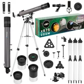 Teleskopy - Teleskop Astronomiczny - Zoom 675x F90080 EQ1 - Statyw, Okulary, Adapter, Filtry - Mirai Optics Sirius - miniaturka - grafika 1