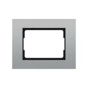 Klawisze i ramki - VILMA Ramka pojedyncza stalowa VILMA R01STEEL - miniaturka - grafika 1