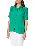 Koszule damskie - Naf Naf Koszula damska, zielony Agathe, 32 - miniaturka - grafika 1