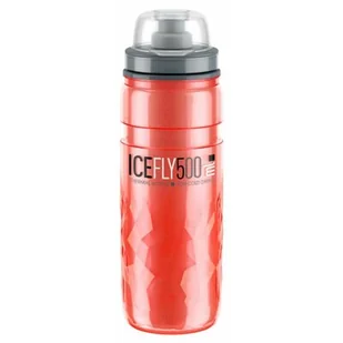 ELITE Bidon 500ml ICE FLY Red termos czerwony BPA FREE - Shakery i bidony sportowe - miniaturka - grafika 1