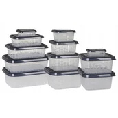 Pojemniki kuchenne - Zestaw Pojemników Na Żywność 12Szt Pokrywki Branq - miniaturka - grafika 1