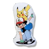 Kołdry i poduszki dla dzieci - Poduszka Ash maskotka pokemony przytulanka pokemon - miniaturka - grafika 1