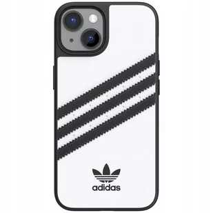 Adidas Snap case z 3 paskami do iPhone 14 biały - Etui i futerały do telefonów - miniaturka - grafika 1