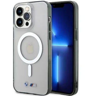Etui BMW Ring MagSafe do Apple iPhone 15 Pro Max Transparentny - Etui i futerały do telefonów - miniaturka - grafika 1