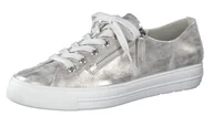 Moda i Uroda OUTLET - Paul Green Damskie super miękkie wygodne buty, Srebrny Metallic 103, 40.5 EU - miniaturka - grafika 1