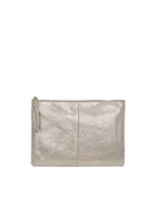 Torebki damskie - PIECES PCDAINO LEATHER LARGE CLUTCH FC, Srebrny kolor: srebrny, jeden rozmiar - miniaturka - grafika 1