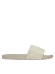 Calvin Klein Jeans Klapki Slide Aop Print YM0YM01269 Beżowy - Klapki i japonki męskie - miniaturka - grafika 1