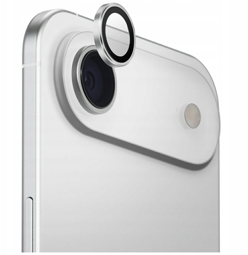 Szkło na obiektyw aparatu UNIQ Optix Aluminium Camera Lens Protector do Apple iPhone Air z aplikatorem srebrny