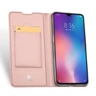 Dux Ducis Skin Pro kabura etui pokrowiec z klapką Xiaomi Mi 9 różowy - Etui i futerały do telefonów - miniaturka - grafika 3