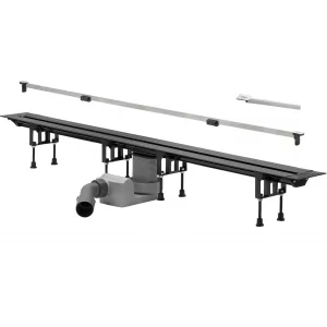 VIEGA 704360 Advantix Vario-odpływ liniowy od 30-120cm z rusztem błyszczący - Odpływy liniowe - miniaturka - grafika 1