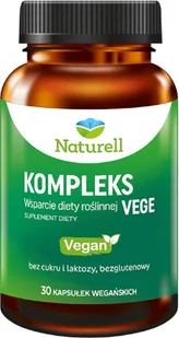 Naturell Kompleks Vege 30 kapsułek - Witaminy i minerały - miniaturka - grafika 1