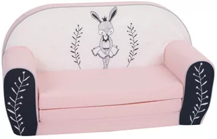 ﻿Sofa rozkładana dla dziecka KRÓLIK BALETNICA - Fotele i pufy dla dzieci - miniaturka - grafika 1