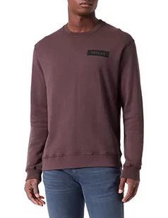Replay bluza męska, 520 Deep Burgundy, S - Bluzy męskie - miniaturka - grafika 1