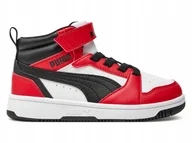 Buty dla dziewczynek - Buty Dziecięce Puma Rebound Mid Wysokie 393832-03 Sportowe Jesienne 32 - miniaturka - grafika 1
